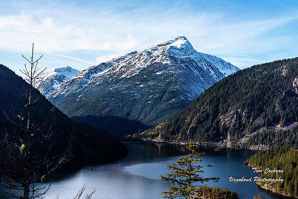 2023 Photograph - Davis Peak And Diablo Lake In Winter 2 by Tom Cochran