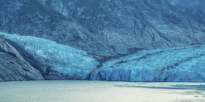 Wall Art featuring the photograph Dawes Glacier, Alaska by Maryanne Keeling