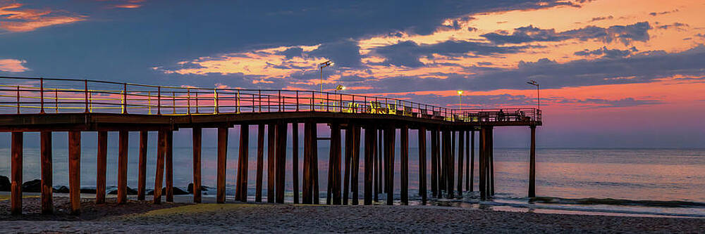 Sunrise Photograph - Dawn At The Fishing Pier by Richard DeYoung