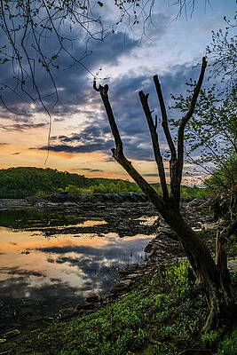 Vibrant Photograph - Daybreak On The Susquehanna, Airville PA by Anthony Hightower
