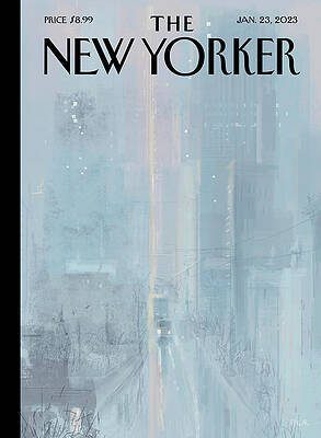 Manhattan Winter Dawn Scene Wall Art