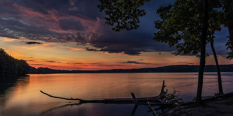 Reflection Photograph - Day's End by Richard DeYoung