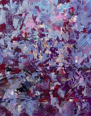 Abstract Wall Art featuring the painting Days End Glow - Abstract Sunset Inspired Contemporary Painting by Sonja Kraft