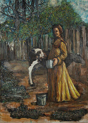 Wall Art featuring the mixed media Days Gone By by Susan Orosz