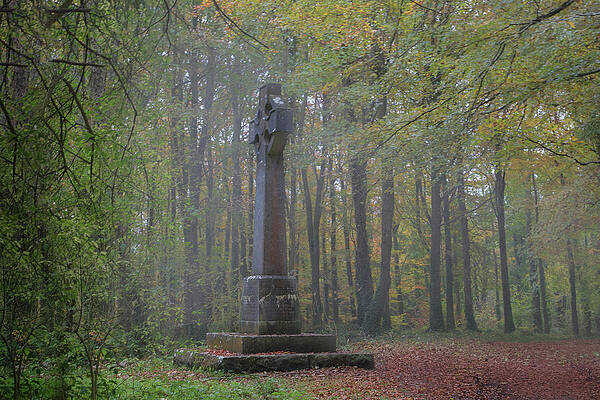 Fall Wall Art featuring the photograph De Veres Cross by Mark Callanan