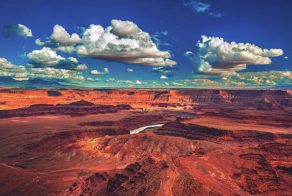 Beautiful Photograph - Dead Horse Point Summer Sky, Utah by Abbie Warnock