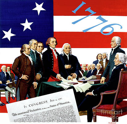Declaration Of Independence Print