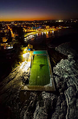 Natural Wall Art featuring the photograph Dee Why Last Light No 1 by Andre Petrov