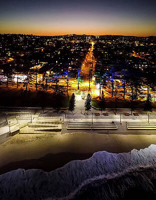 Natural Wall Art featuring the photograph Dee Why Last Light No 3 by Andre Petrov