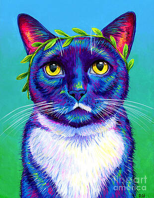 DeeDee the Tuxedo Cat by Rebecca Wang