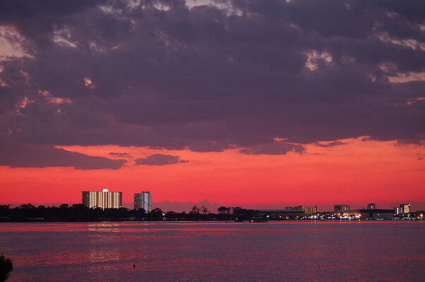 Sky Photograph - Deep Red Hue by Murray Croft