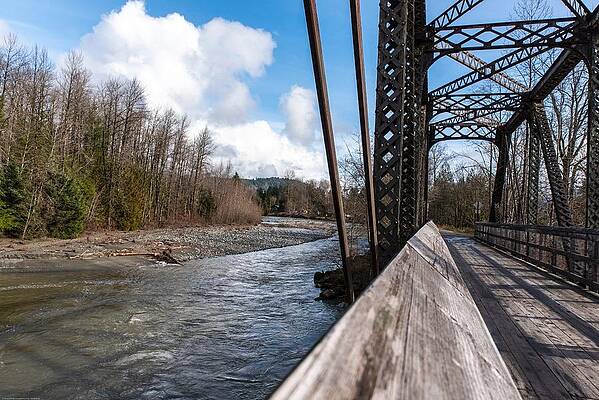 2023 Photograph - Deer Creek Bridge And Whitehorse Trail 2 by Tom Cochran