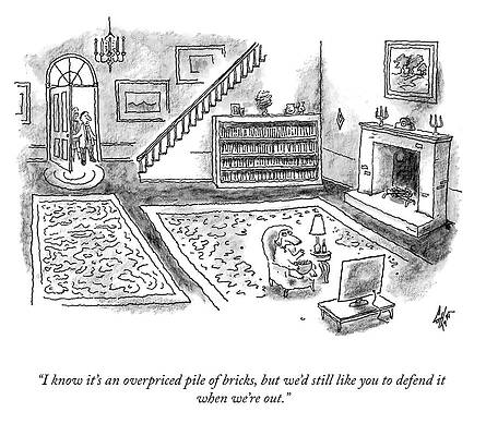 Relax Drawing - Defend It When We're Out by Frank Cotham