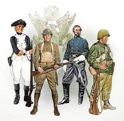 Defenders Of Freedom - United States Army Print