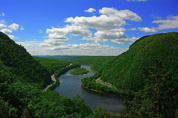 Wall Art featuring the photograph Delaware Water Gap From Mount Tammany by Raymond Salani III