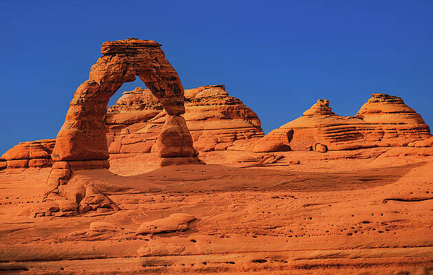 Color Photograph - Delicate Arch Southern View, Utah by Abbie Warnock