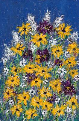 Flower Wall Art featuring the painting Delight by Tammy Terres - Dezigner Reflexions