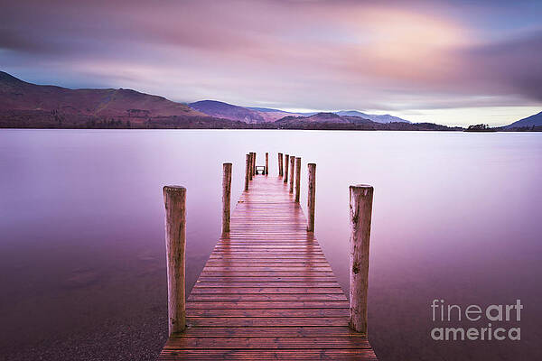 Dramatic Photograph - Derwent Water Jetty, Lake District, England by Neale And Judith Clark