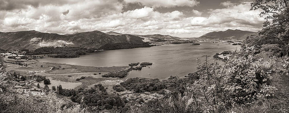 Photograph - Derwentwater In Monochrome by Francisco Ruiz Navas