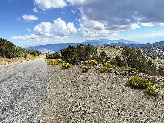 Wall Art featuring the photograph Descending White Mountain Road by Joe Schofield