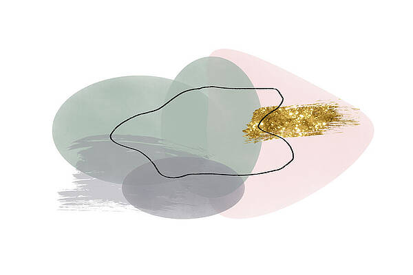 Wall Art featuring the digital art Desert Jewels by Alison Frank