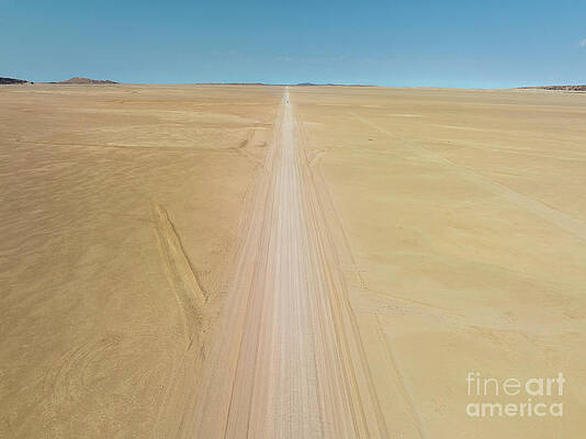 Landscape Photograph - Desert Landscape From The C14 Road To Walvis Bay, Nearby Kuiseb by Sami Sarkis Photography