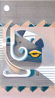 Wall Art featuring the digital art Desert Reflections by Rafael Salazar