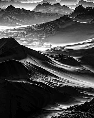 Mysterious Mountain Landscape Photograph