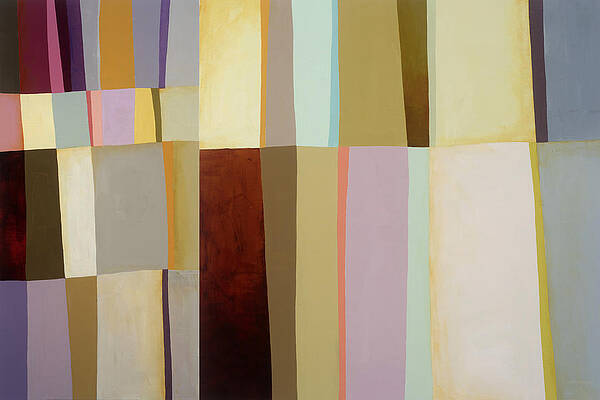 Colorful Geometric Abstraction Wall Art