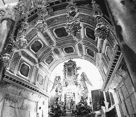 Wall Art featuring the photograph Detail Of A Croatian Church by Annalisa Rivera-Franz