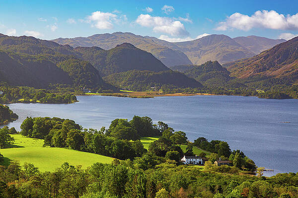 Beautiful Photograph - Detail Of Derwent Water In Lake District by Steven Heap