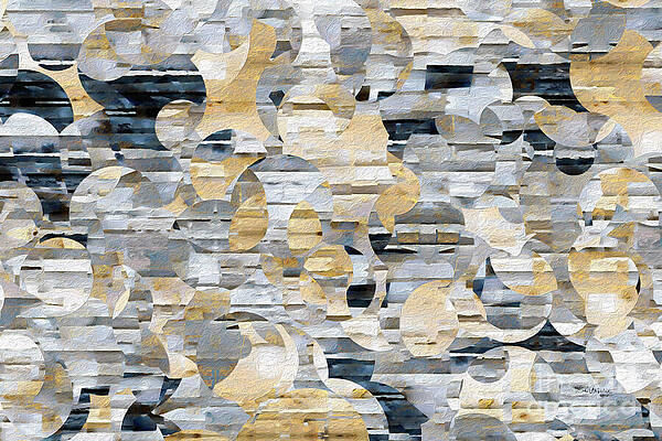 Anxious Painting - Deuteronomy 31 6. Journey Of Trust. Contemporary Christian Art, Anxiety Scripture by Mark Lawrence