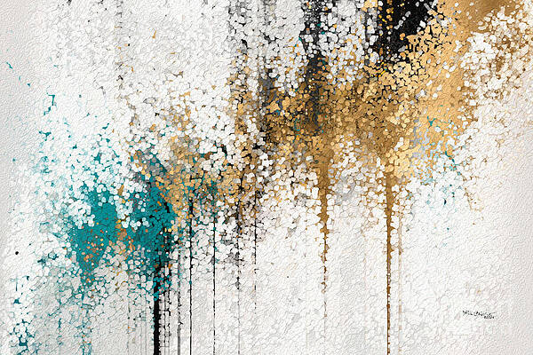 Wall Art featuring the painting Deuteronomy 5 33. Listening To God- Walking With God. Abstract Christian Wall Art by Mark Lawrence