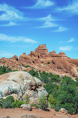 Arches National Park Wall Art featuring the photograph Devils Garden-2 by Diane Moller
