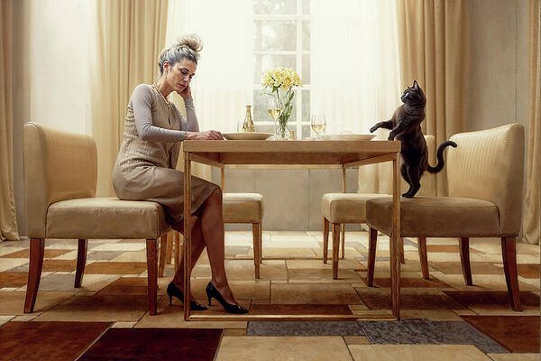 Dining Alone Together Print