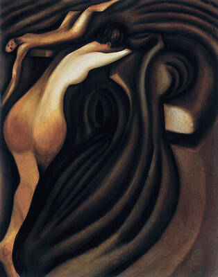 Love Painting - Disconnected Figurative Wall Art Print by Tommervik