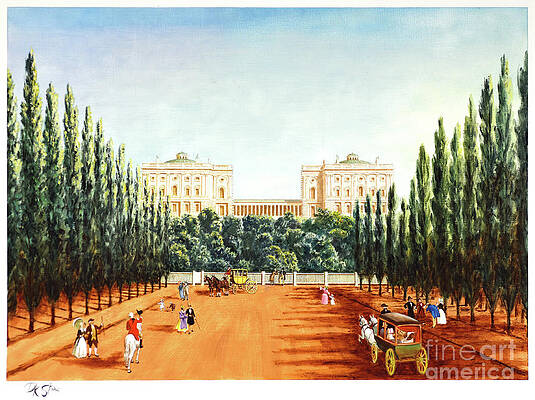 Washington Painting - District Of Columbia by David K Stone
