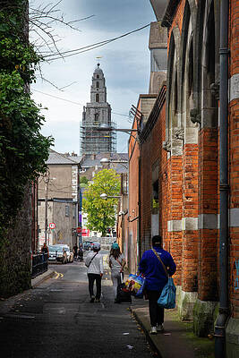 St. Anne's Church in Urban Street Photograph