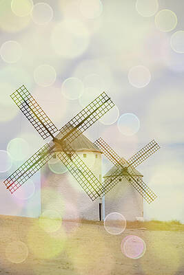 Spain Photograph - Don Quixote - Enchanted Giants by Richard Reeve
