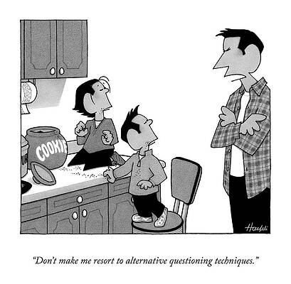 Baking Drawing - Alternative Questioning Techniques by William Haefeli