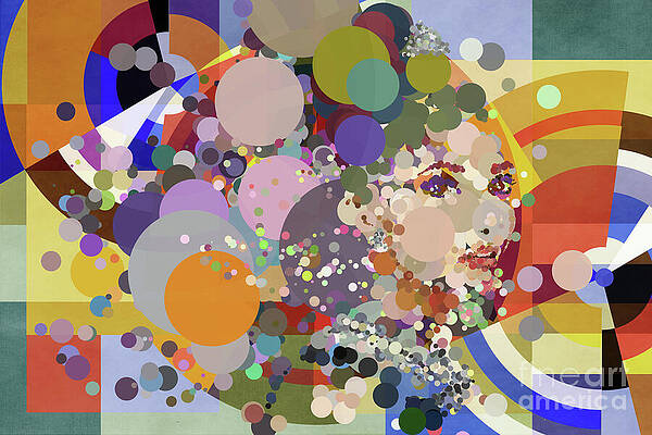 Wall Art featuring the digital art Dotti Bauahus by BFA Prints