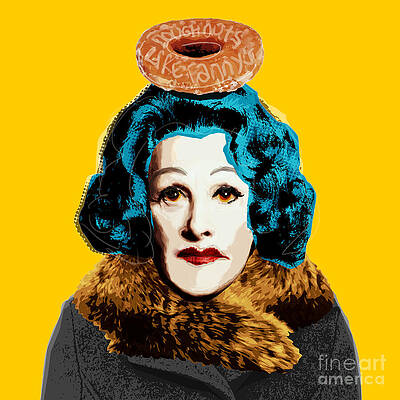 Fabric Wall Art featuring the digital art Doughnuts Like Fanny's by BFA Prints