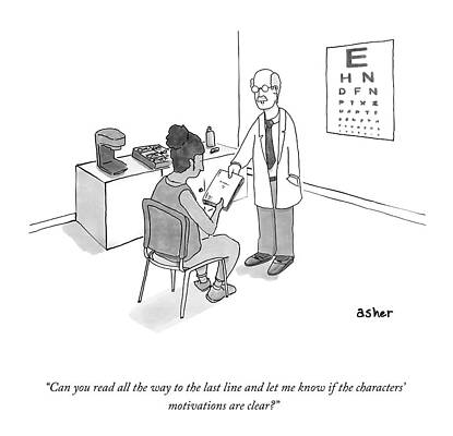 Eye Doctor's Humorous Request Wall Art