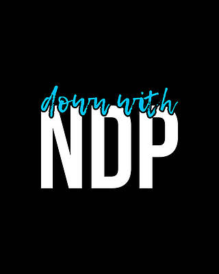 Politics Digital Art - Down With NDP Nancy Pelosi by Flippin Sweet Gear