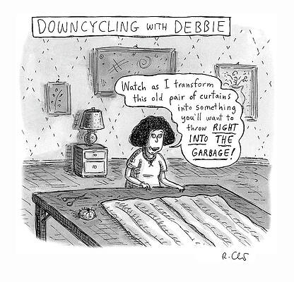 Downcycling with Debbie Comic Strip Drawing