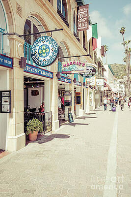 Wall Art featuring the photograph Downtown Catalina Island Photo by Paul Velgos