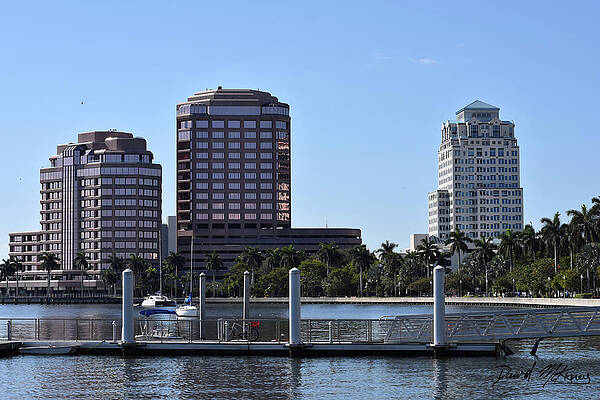 Wall Art featuring the photograph Downtown West Palm Beach by David McKinney