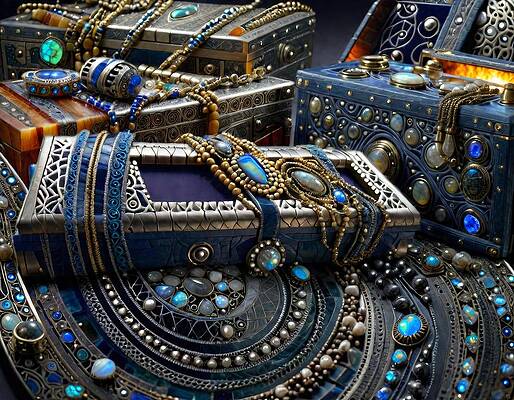 Intricate Wall Art featuring the digital art Dragon's Tag Sale by Eris And AI