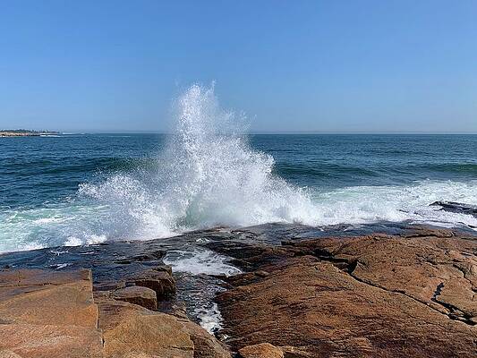 Maine Photograph - Drama At Schoodic by Veterans Aerial Media LLC