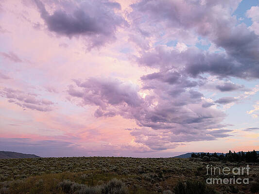 Reno Wall Art featuring the photograph Dramatic High Desert Sunset by Ron Long Ltd Photography